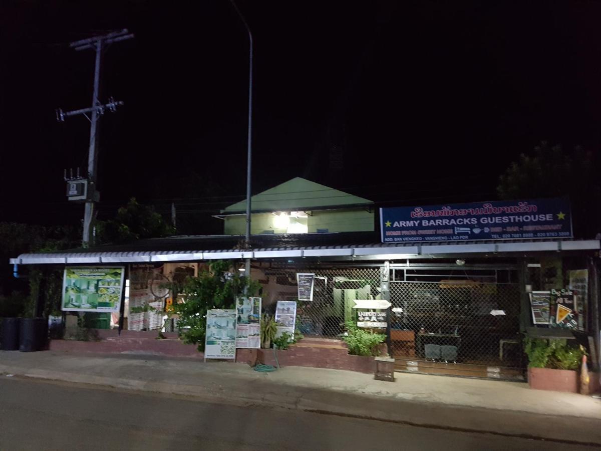 Army Barracks Guesthouse Vang Vieng Εξωτερικό φωτογραφία
